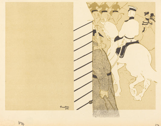 German Babylon (Babylone d'Allemagne) by Henri de Toulouse-Lautrec (French, 1864 - 1901), 16X12"(A3)Poster Print