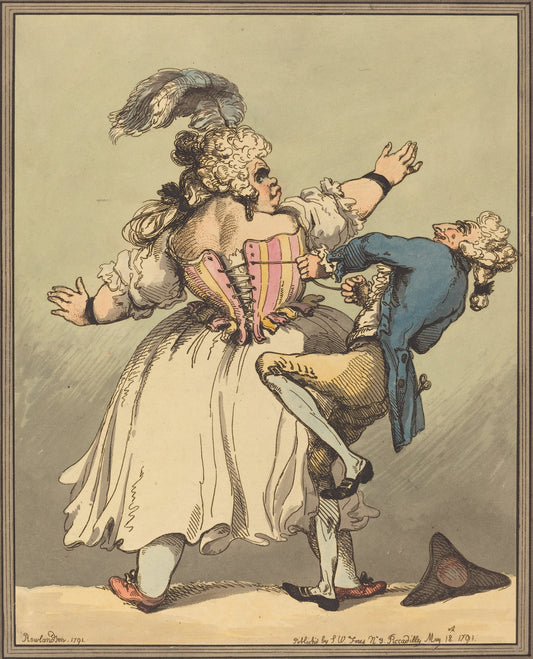 A Little Tighter by Thomas Rowlandson (British, 1756 - 1827), 16X12"(A3)Poster Print