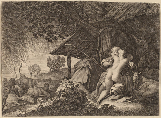 A Storm by Moyses van Uyttenbroeck (Dutch, c. 1590 - 1648), 16X12"(A3)Poster Print