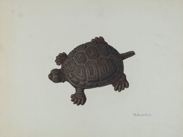 Door Stop by Nicholas Amantea (American, 1900 - 1978), 16X12"(A3)Poster Print