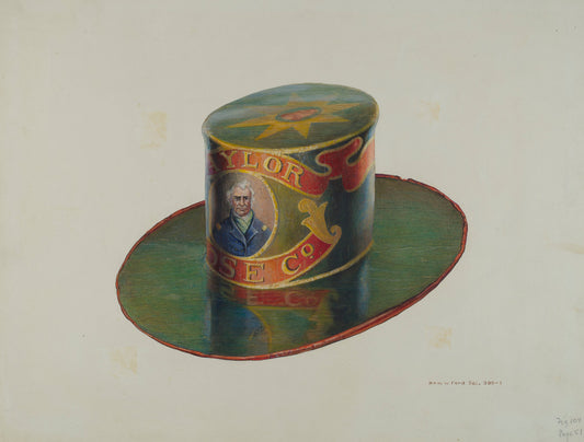 Fireman's Hat by Samuel W. Ford (American, active c. 1935), 16X12"(A3)Poster Print
