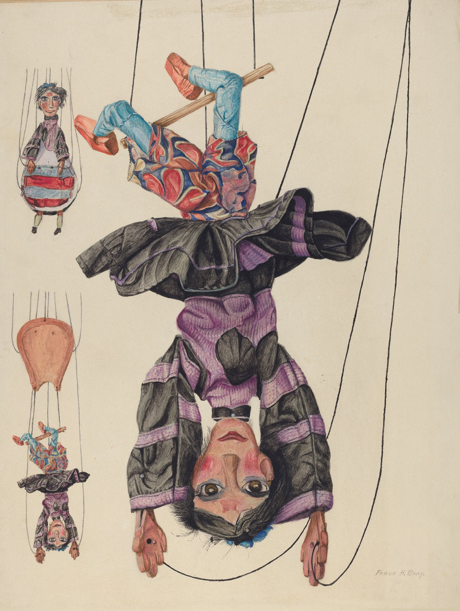 Marylin, the Trapeze Artist by Frank Gray (American, active c. 1935), 16X12"(A3)Poster Print