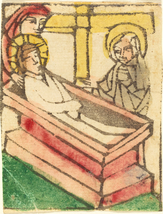 1425/1450 by German 15th Century (The Entombment), 16X12"(A3)Poster Print