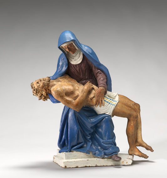 Pietà by Giovanni della Robbia (Florentine, 1469 - 1529/1530), 16X12"(A3)Poster Print