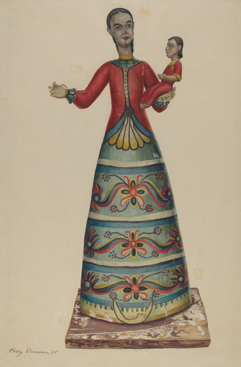 Nuestra Senora by Polly Duncan (American, active c. 1935), 16X12"(A3)Poster Print