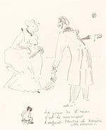 New Year's Greeting (Le compliment du jour de l'an) by Henri de Toulouse-Lautrec (French, 1864 - 1901), 16X12"(A3)Poster Print
