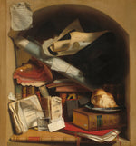 Poor Artist's Cupboard by Charles Bird King (American, 1785 - 1862), 16X12"(A3)Poster Print