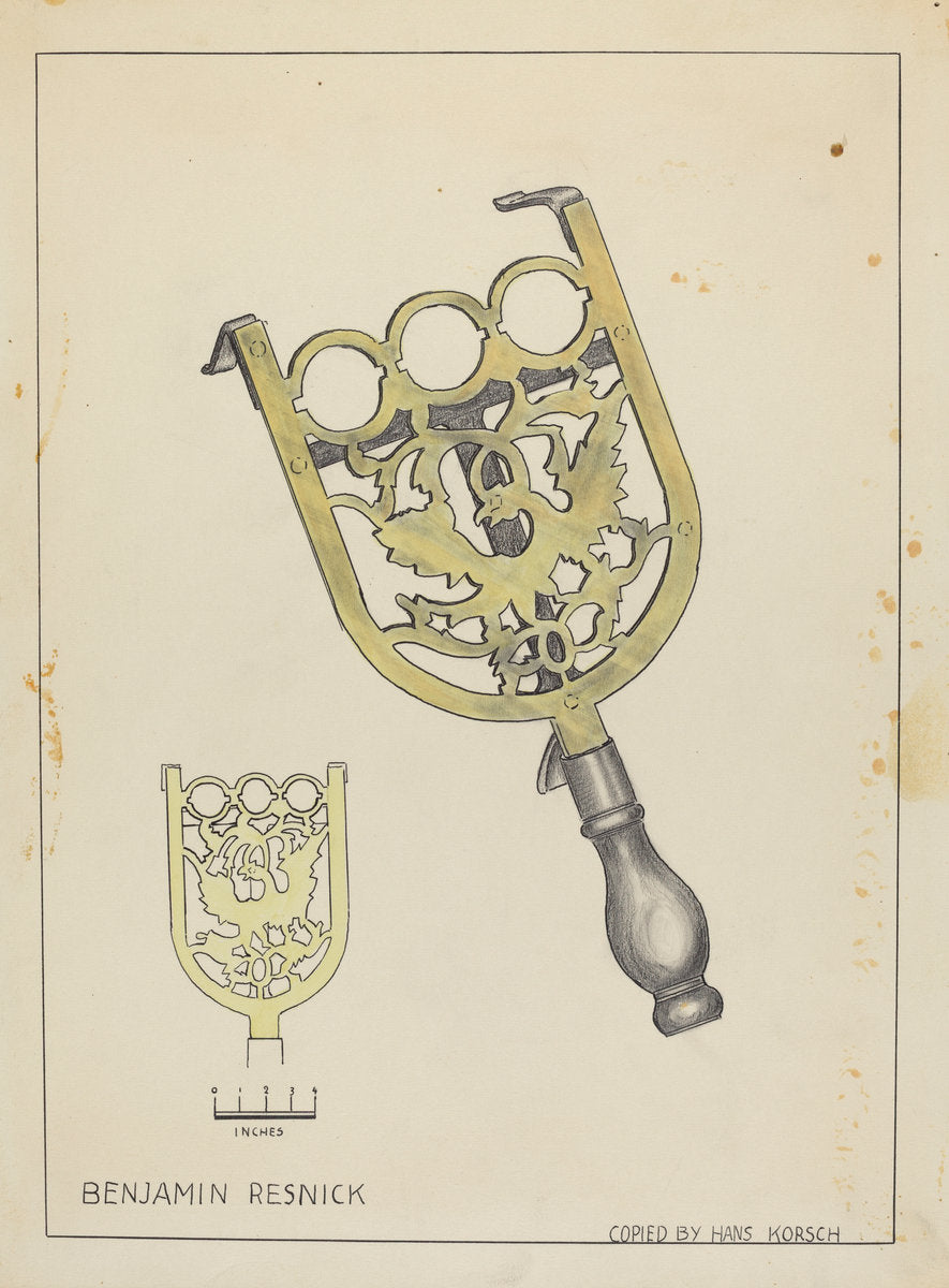 Trivet by Hans Korsch (American, active c. 1935), 16X12"(A3)Poster Print