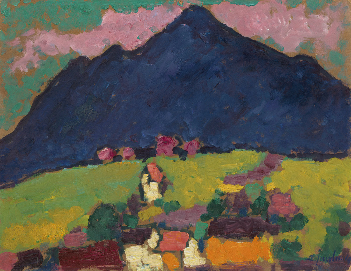 Murnau by Alexej von Jawlensky (Russian, 1864 - 1941), 16X12"(A3)Poster Print