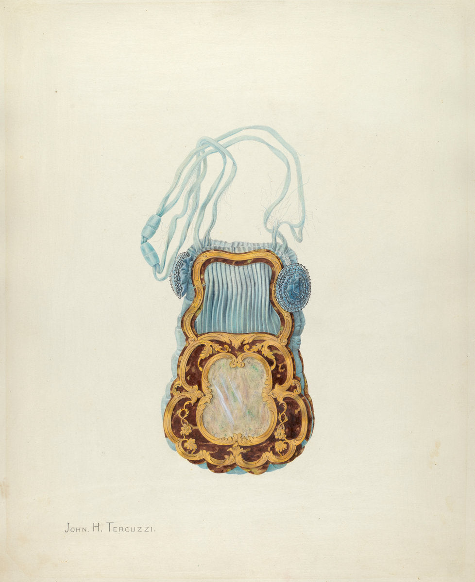 Opera Bag by John H. Tercuzzi (American, active c. 1935), 16X12"(A3)Poster Print