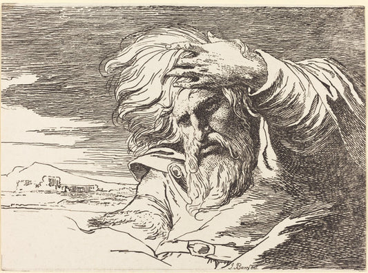 Eastern Patriarch by James Barry (Irish, 1741 - 1806), 16X12"(A3)Poster Print