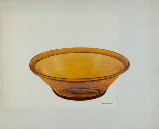 Amber Pan by Chris Makrenos (American, active c. 1935), 16X12"(A3)Poster Print