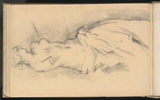 Study of "Venus de Milo" by Paul Cézanne (French, 1839 - 1906), 16X12"(A3)Poster Print