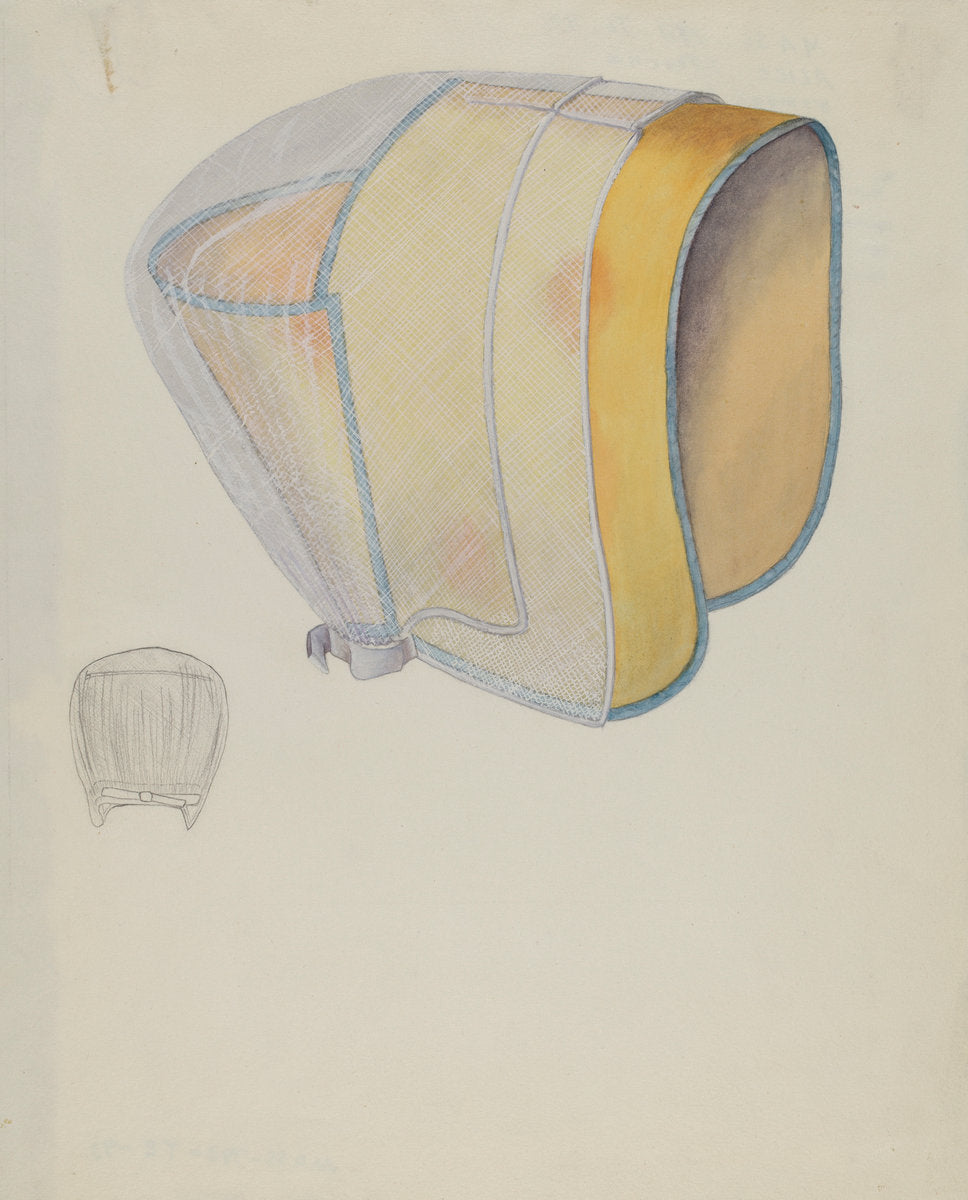 Shaker Infirmary Cap by Alice Stearns (American, active c. 1935), 16X12"(A3)Poster Print