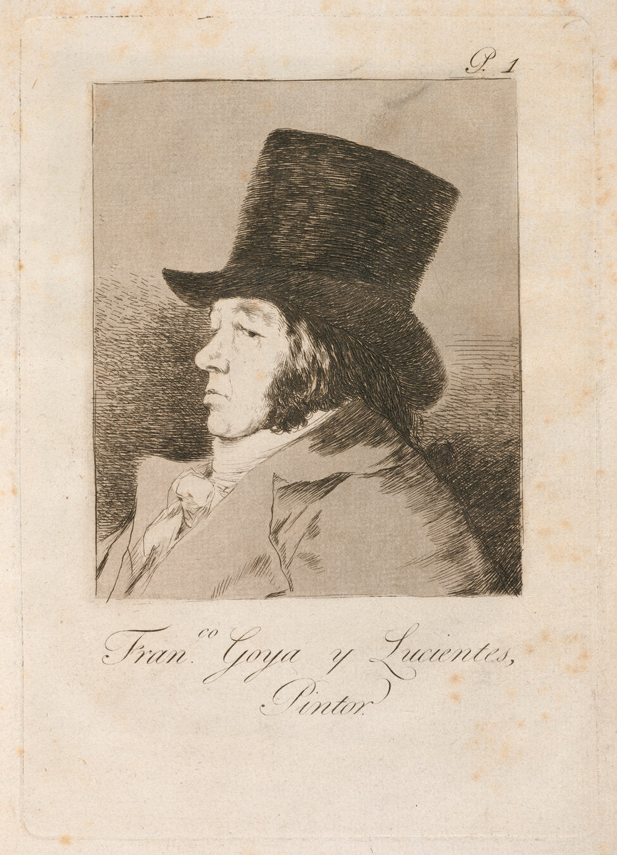 Francesco Goya y Lucientes, Pintor by Francisco de Goya (Spanish, 1746 - 1828), 16X12"(A3)Poster Print