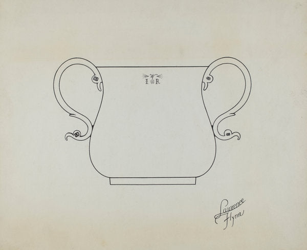 Silver Caudle Cup by Lawrence Flynn (American, 1900 - 1973), 16X12"(A3)Poster Print