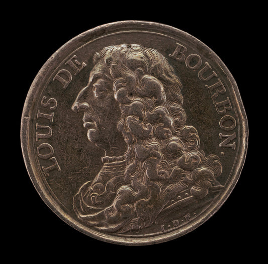 Louis II de Bourbon, 1621-1687, Prince de Condé [obverse] by Jean Dassier (Swiss, 1676 - 1763), 16X12"(A3)Poster Print