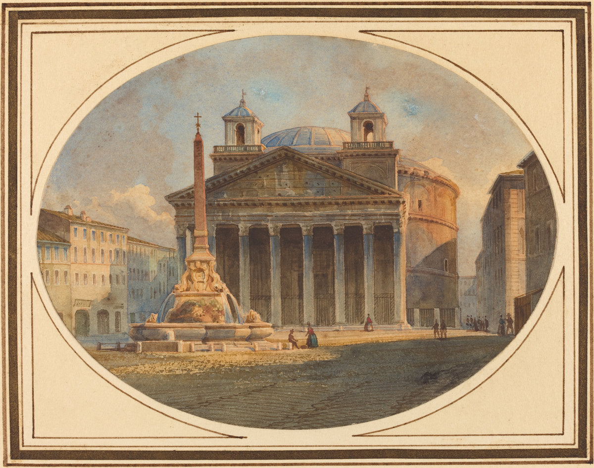 The Pantheon by Victor Jean Nicolle (French, 1754 - 1826), 16X12"(A3)Poster Print