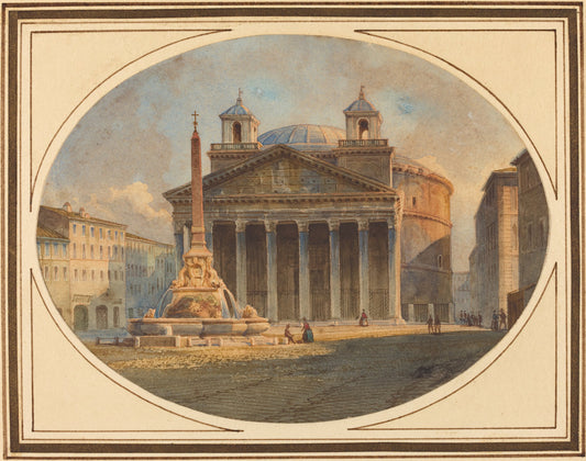 The Pantheon by Victor Jean Nicolle (French, 1754 - 1826), 16X12"(A3)Poster Print