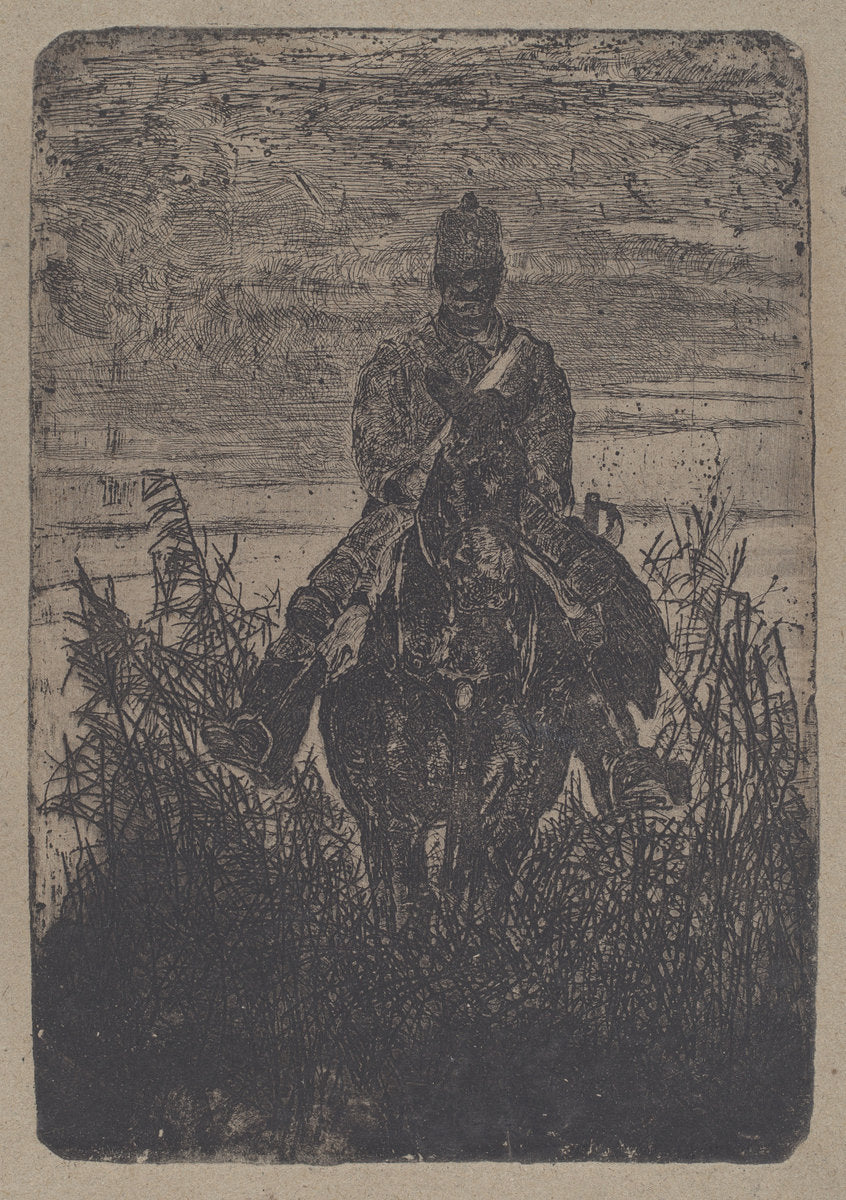 Patrol [Esplorazione] by Giovanni Fattori (Italian, 1825 - 1908), 16X12"(A3)Poster Print
