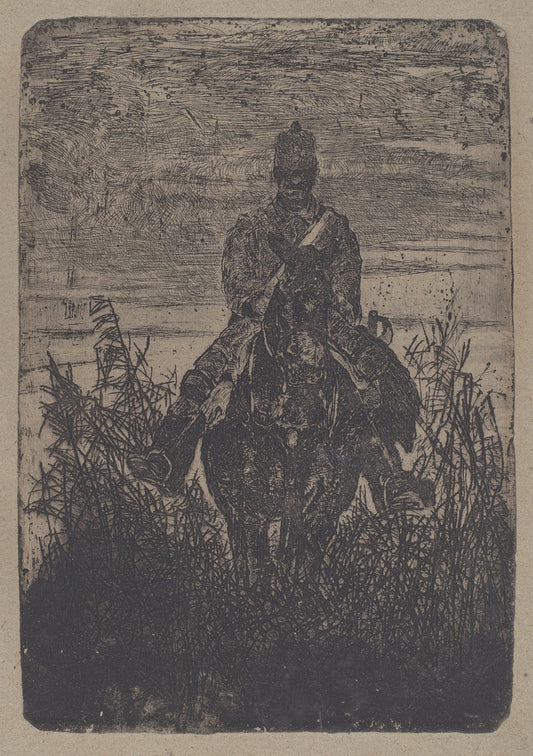 Patrol [Esplorazione] by Giovanni Fattori (Italian, 1825 - 1908), 16X12"(A3)Poster Print