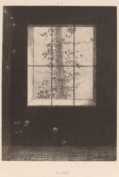 Le Jour (Day) by Odilon Redon (French, 1840 - 1916), 16X12"(A3)Poster Print
