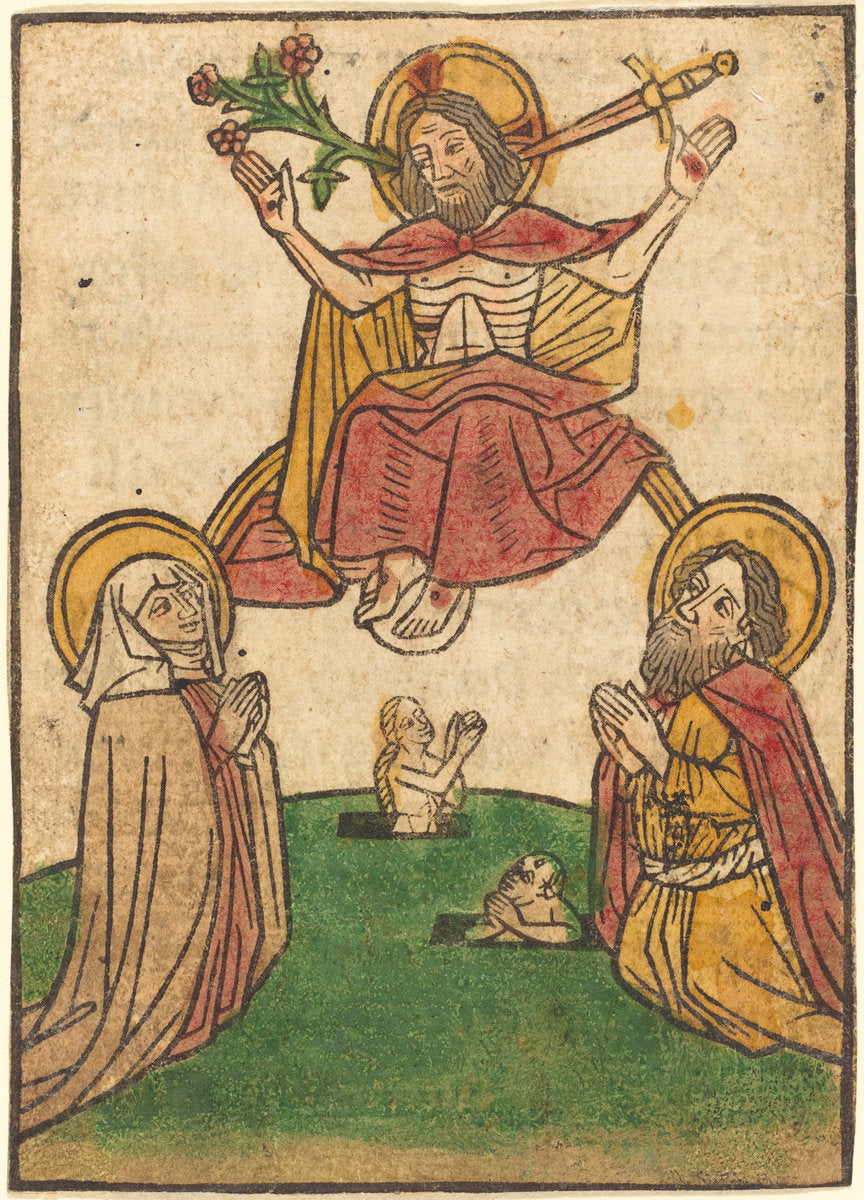 The Last Judgment by Ludwig of Ulm (German, active 1450/1470), 16X12"(A3)Poster Print
