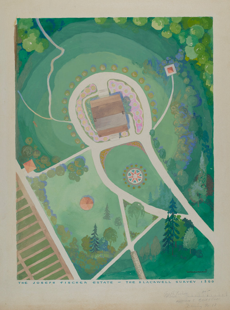 Joseph Fisher Estate by George Stonehill (American, active c. 1935), 16X12"(A3)Poster Print