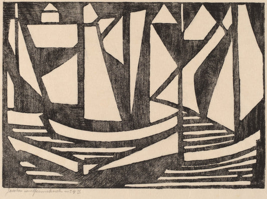 Boats by Jacoba van Heemskerck van Beest (Dutch, 1876 - 1923), 16X12"(A3)Poster Print