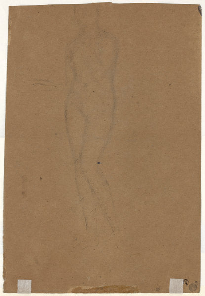 Standing Figure [verso] by James McNeill Whistler (American, 1834 - 1903), 16X12"(A3)Poster Print