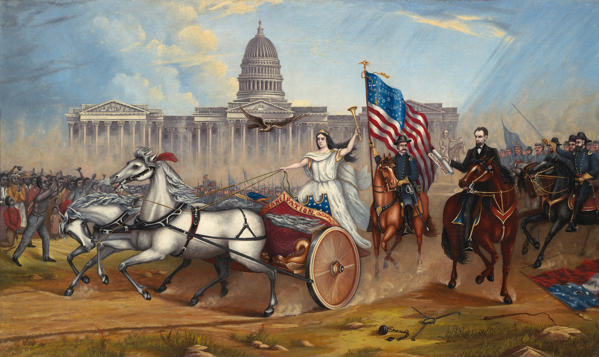 Emancipation Proclamation by A.A. Lamb (American, active 1864 or after), 16X12"(A3)Poster Print