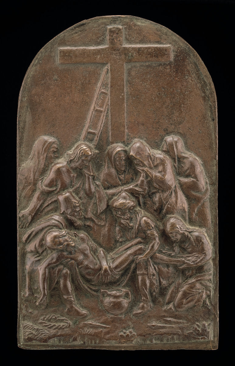 mid 16th century by Italian 16th Century (Descent from the Cross), 16X12"(A3)Poster Print