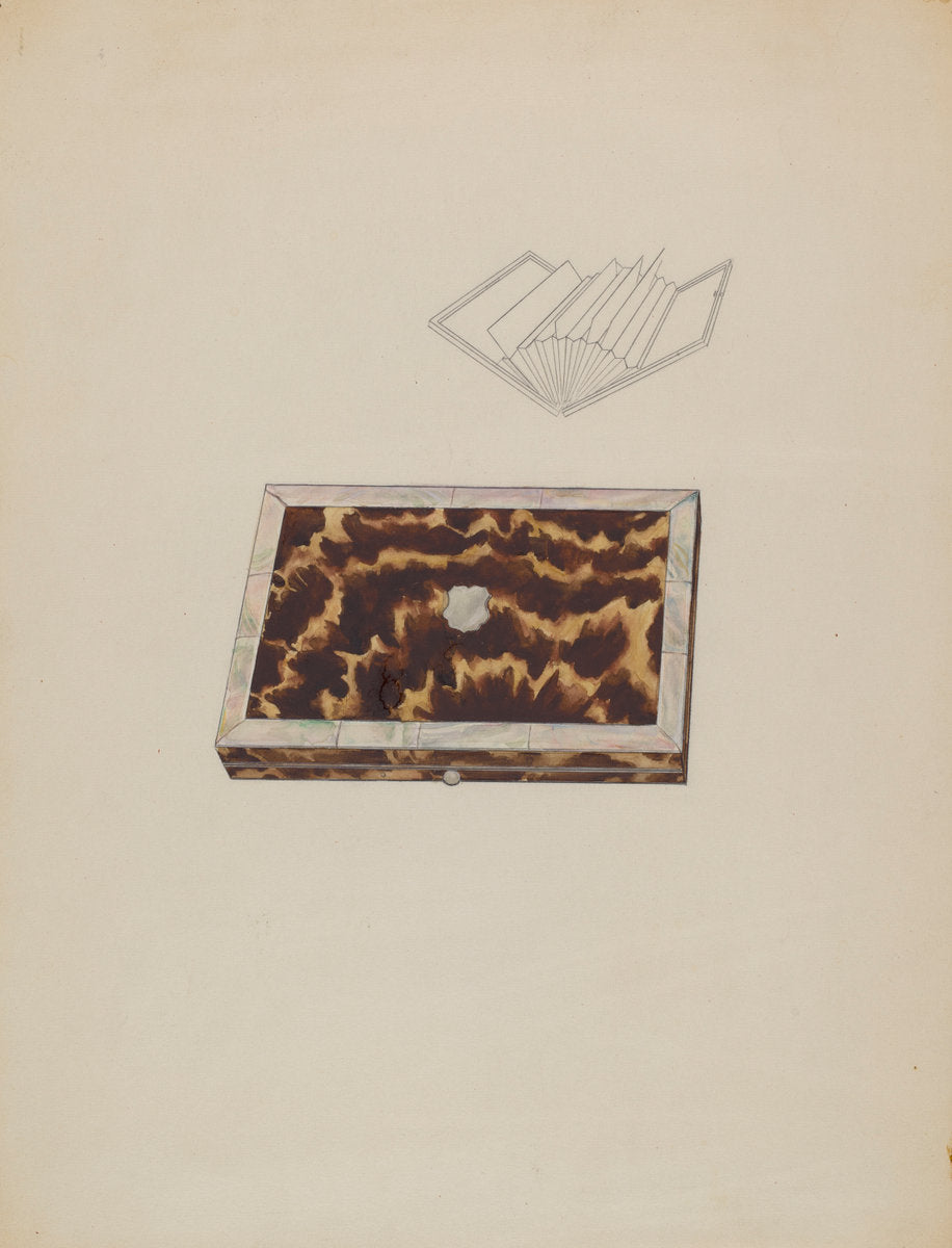 Card Case by Melita Hofmann (American, active c. 1935), 16X12"(A3)Poster Print