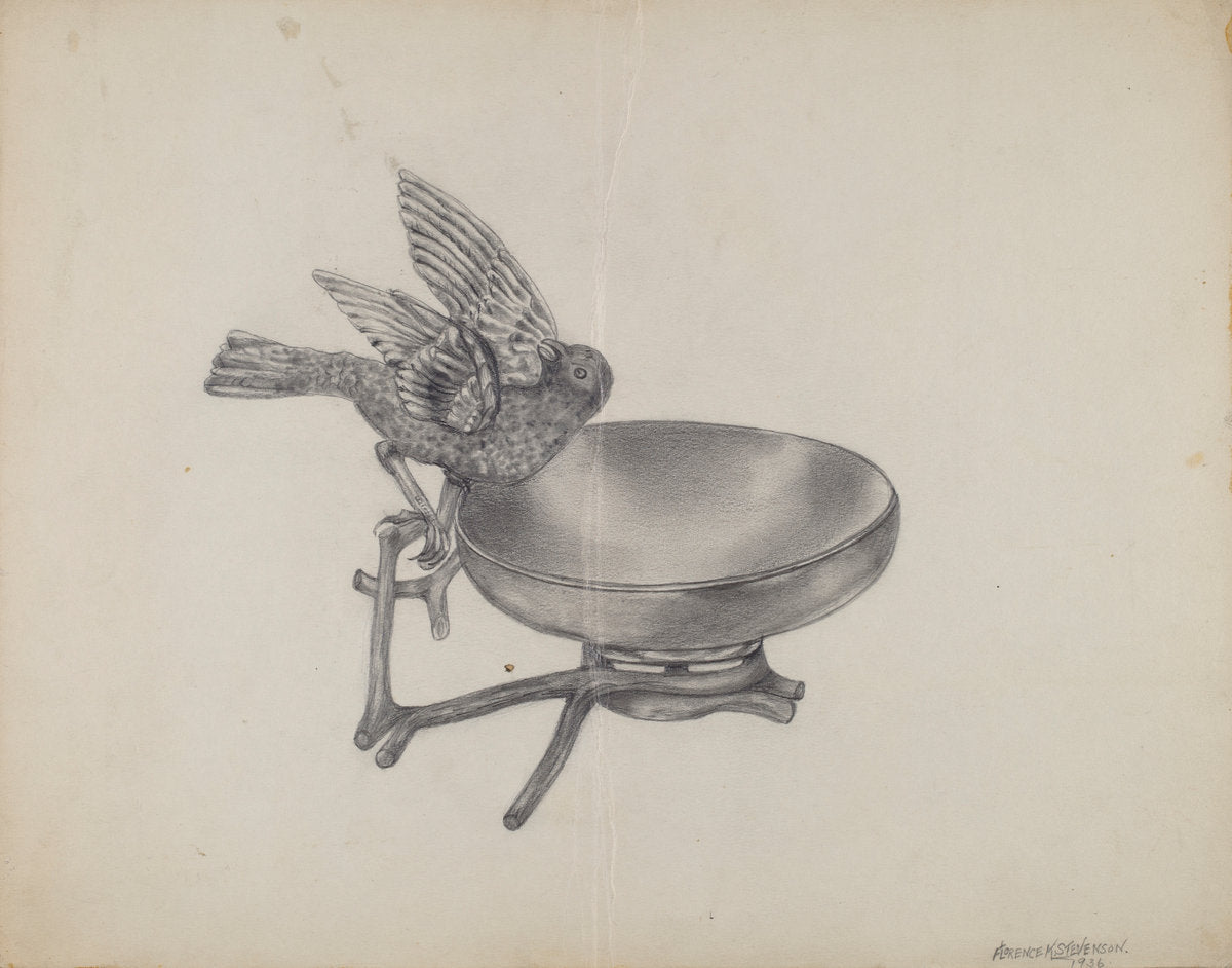 Card Tray by Florence Stevenson (American, active c. 1935), 16X12"(A3)Poster Print