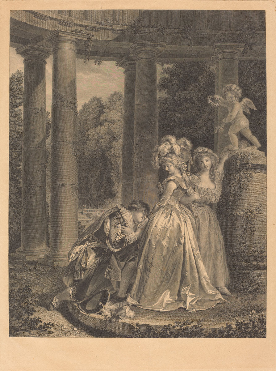 La Declaration by Charles-Clement Bervic after Louis Rolland Trinquesse (French, 1756 - 1822), 16X12"(A3)Poster Print