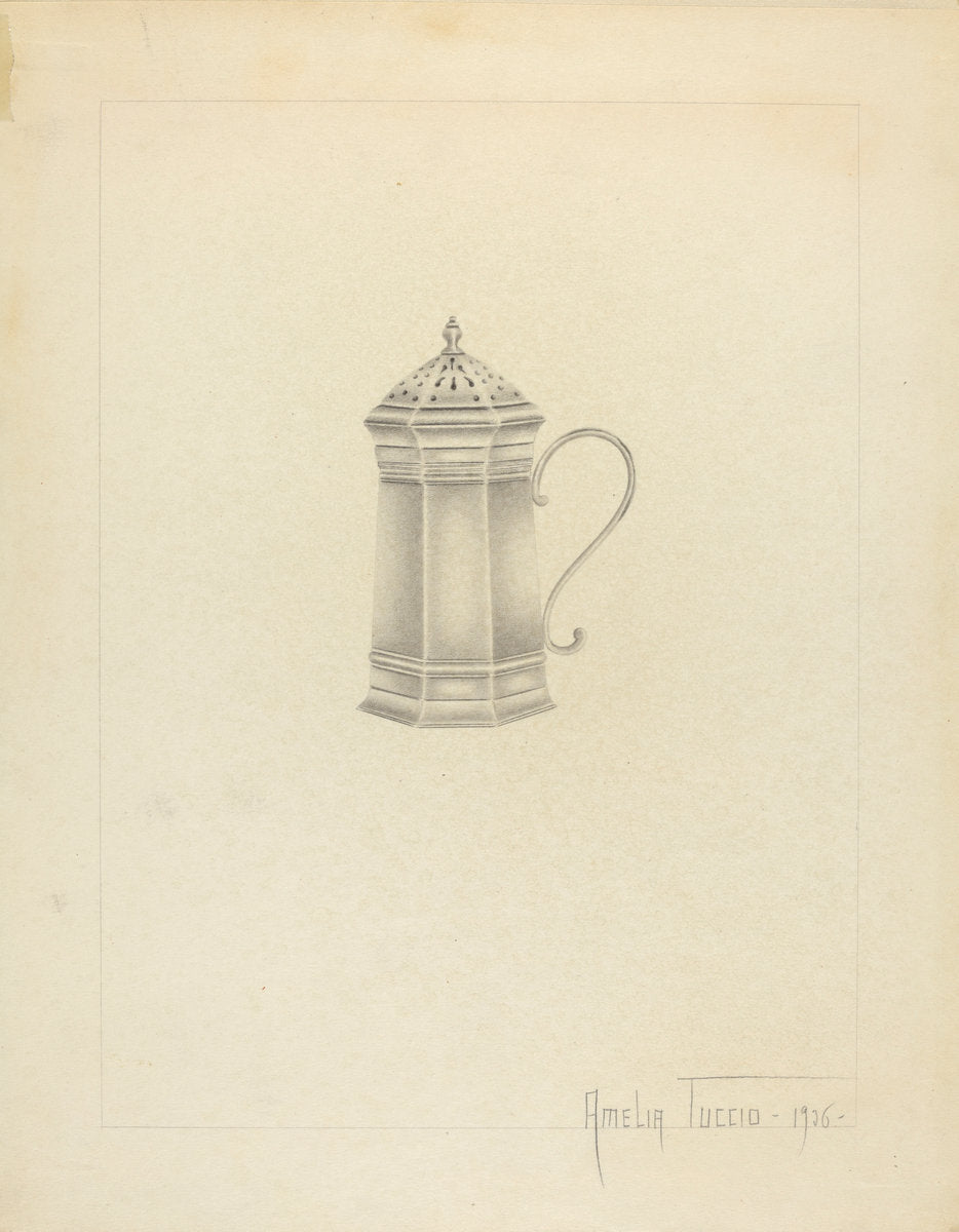 Silver Caster by Amelia Tuccio (American, active c. 1935), 16X12"(A3)Poster Print
