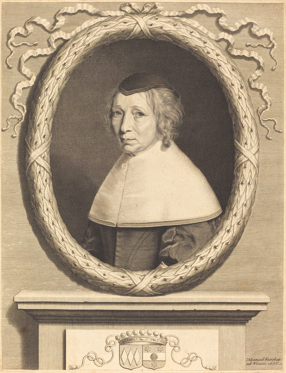 Madame Bouthillier by Robert Nanteuil (French, 1623 - 1678), 16X12"(A3)Poster Print