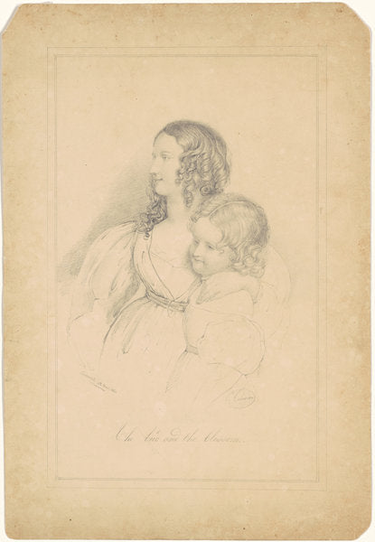 The Bud and the Blossom [recto] by Paul Lacroix (American, 1827 - 1869), 16X12"(A3)Poster Print