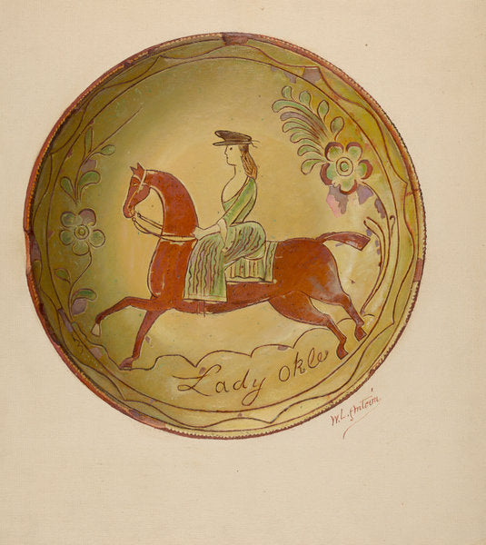 Pie Plate by William L. Antrim (American, active c. 1935), 16X12"(A3)Poster Print