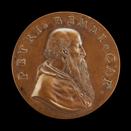 1537/1547 by Italian 16th Century (Attributed to Benvenuto Cellini) (Pietro Bembo, 1470-1547, Cardinal 1538, Venetian Philologist, Poet and Belletrist [obverse]), 16X12"(A3)Poster Print