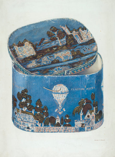 Bandbox Design by Alfred Koehn (American, active c. 1935), 16X12"(A3)Poster Print