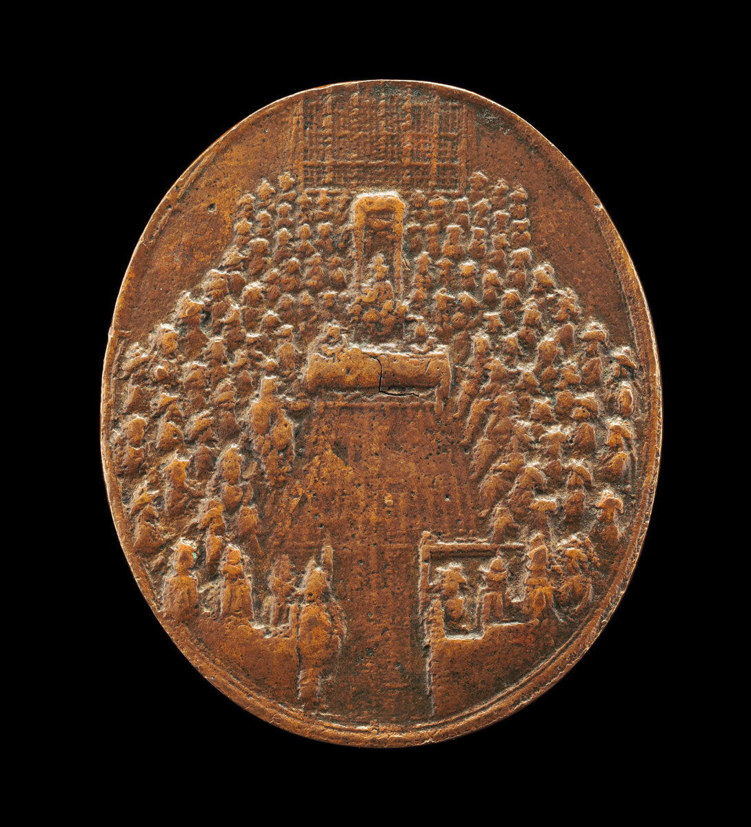 Parliament Assembled in One House [reverse] by Thomas Simon (English, 1618 - 1665), 16X12"(A3)Poster Print