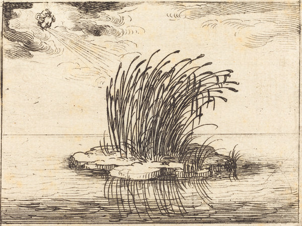 The Reeds and the Wind by Jacques Callot (French, 1592 - 1635), 16X12"(A3)Poster Print