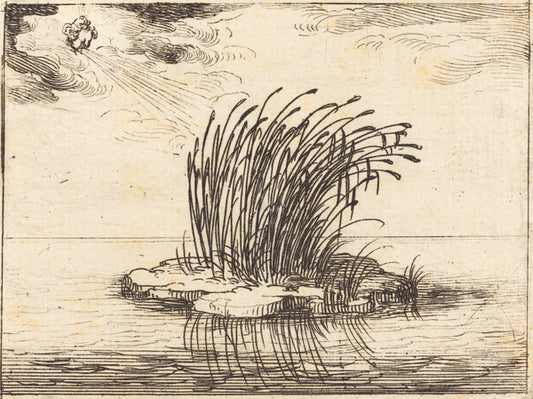 The Reeds and the Wind by Jacques Callot (French, 1592 - 1635), 16X12"(A3)Poster Print