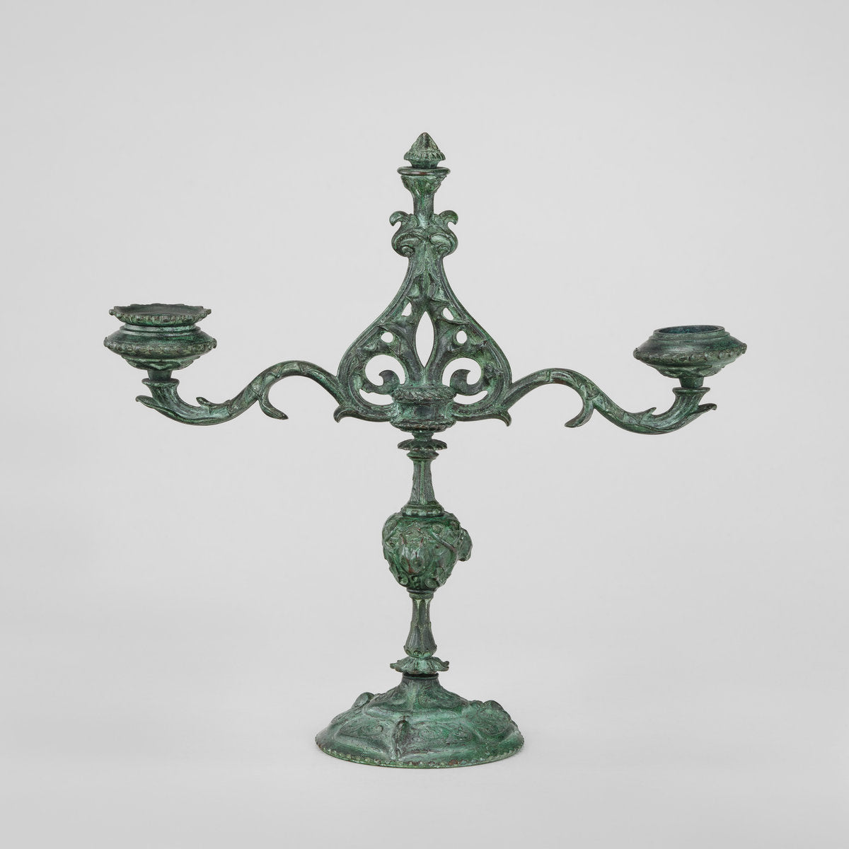 Two Light Candlestick by Antoine-Louis Barye (French, 1795 - 1875), 16X12"(A3)Poster Print
