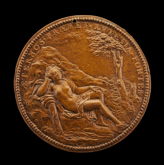 1623 by French 17th Century (Nymph of the Seine [reverse]), 16X12"(A3)Poster Print