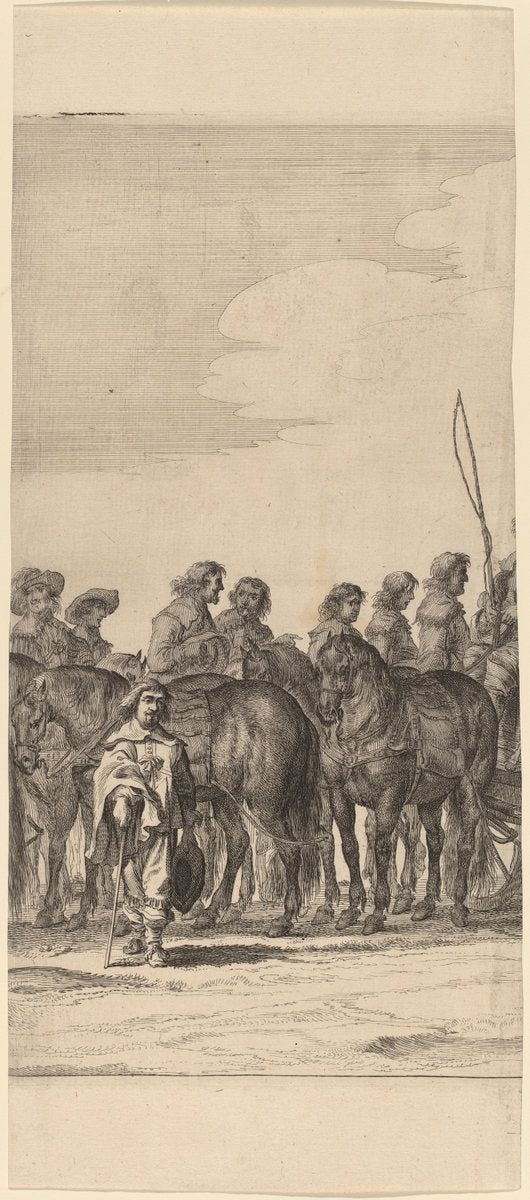 Entry of Marie de Medici into Amsterdam [plate 5 of 6] by Pieter Nolpe (Dutch, 1613/1614 - 1652/1653), 16X12"(A3)Poster Print