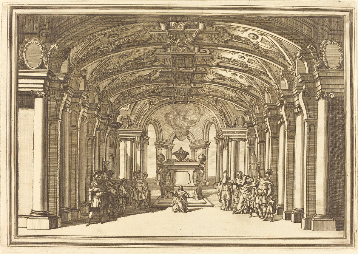 Il Greco in Troia: Plate 8 by Arnold von Westerhout (Flemish, 1651 - 1725), 16X12"(A3)Poster Print