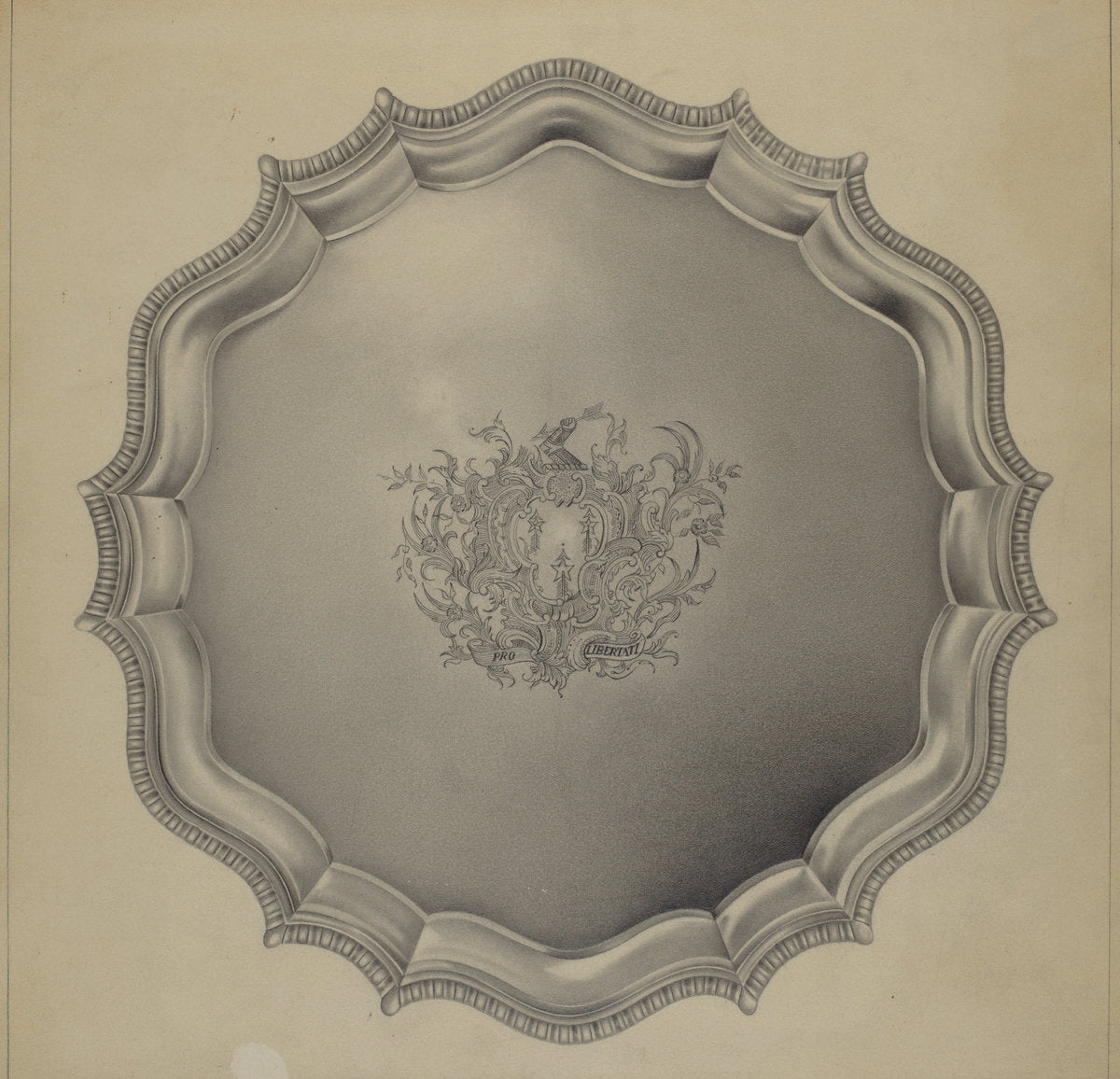 Silver Tray by Horace Reina (American, active c. 1935), 16X12"(A3)Poster Print