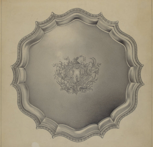 Silver Tray by Horace Reina (American, active c. 1935), 16X12"(A3)Poster Print